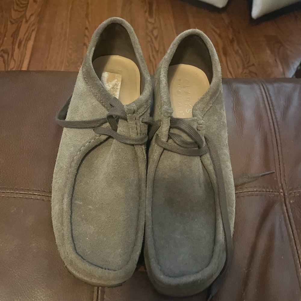 Clarks Men's Charcoal Suede Loafers